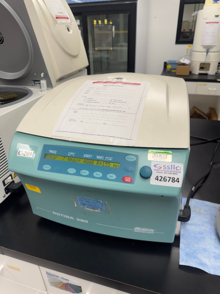 Image of Hettich Rotina 380 Centrifuge